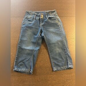 Always Friday Junior High Waist Denim Capri Pants Stretch Size 3